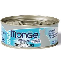 Monge Cat Jelly Senior Tonno Pacifico Filetti Con Acciughe 80Gr Lattina In Salsa Minsan 971621608