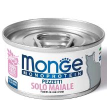 Monge Cat Monoproteico Solo Maiale 80Gr Sfilaccetti
