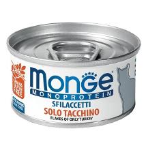 Monge Cat Monoproteico Solo Tacchino 80Gr Sfilaccetti