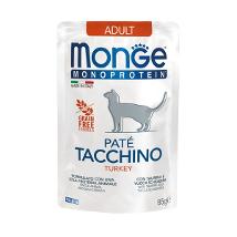 Monge Cat Monoprotein Adult Pate' Tacchino 85Gr Buste