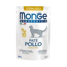 Monge Cat Monoprotein Sterilised Pate' Pollo 85Gr Buste