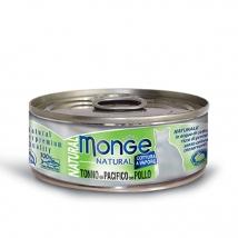 Monge Cat Nat Tonno Pacifico Pollo 80Gr Lattina