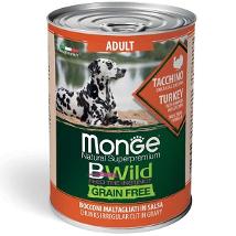 Monge Dog Grain Free Um Tacchino Con Zucca E Zucchine 400Gr Bwild