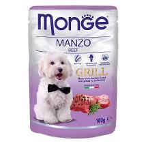 Monge Dog Grill Manzo 100Gr Buste