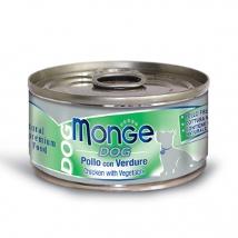 Monge Dog Pollo Verdure 95Gr Lattina