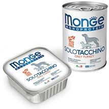 Monge Dog Solo Tacchino 400Gr Lattina Minsan 926591266
