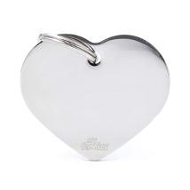 My Family Basic Cuore Piccolo Cromo Mfb21 Cromo