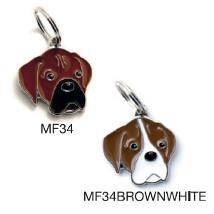 My Family Friends Boxer Bianco E Marrone Mf34