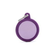 My Family Hushtag Cerchio Alluminio Viola Gomma Viola Hta04Purple