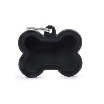My Family Hushtag Osso Alluminio Nero Gomma Nera Hta01Black