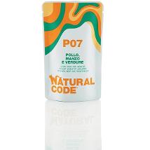 Natural Code Cat Busta P07 Pollo Manzo E Verdure 70Gr 1217 Acqua Di Cottura