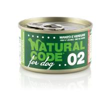 Natural Code Dog 12 Manzo E Verdure 90Gr In Acqua Di Cottura 1812