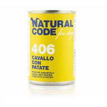 Natural Code Dog 406 Cavallo Con Patate 400Gr Monoproteico 1604 Pate' Minsan 975442258