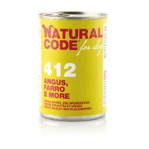 Natural Code Dog 412 Angus Farro E More 400Gr 1612 Pate' Minsan 975442310