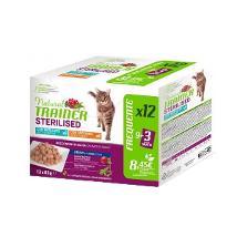 Natural Feline Multipack Sterilised con Tacchino e Merluzzo