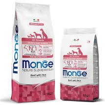 Natural Superpremium All Breeds Puppy & Junior Monoprotein Manzo e Riso