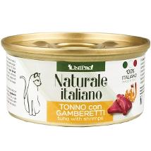 Naturale Italiano Tonno e Gamberetti In Acqua di Cottura