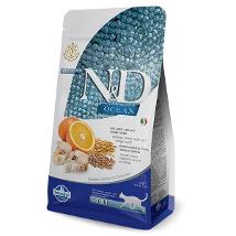 N&D Cat Anc Ocean Codfish Orange 1,5Kg Merluzzo Arancia Low Grain Pnd0150037 New
