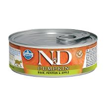 N&D Cat Um Boar & Pumpkin & Apple 80Gr