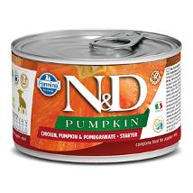 N&D Dog Um Chicken & Pumpkin & Pomegranate Starter 140Gr Mini New