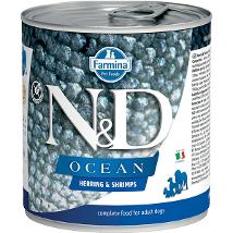 N&D Dog Um Ocean Herring & Shrimps 285Gr