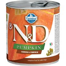 N&D Dog Um Venison & Pumpkin  285Gr