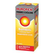 Nurofen Febbre Dolore Bambini 100mg/5ml Fragola 150ml