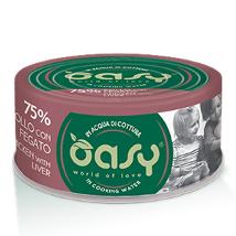 Oasy Cat More Love Um 70Gr Pollo Con Fegato Lattina In Acqua Di Cottura