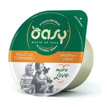 Oasy Cat More Love Um 70Gr Pollo Con Formaggio Cup In Salsa Naturale