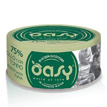 Oasy Cat More Love Um 70Gr Pollo Con Tonno Lattina In Acqua Di Cottura