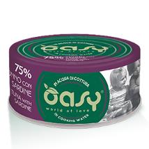 Oasy Cat More Love Um 70Gr Tonno Con Sardine Lattina In Acqua Di Cottura