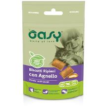 Oasy Cat Snack Biscotti Ripieni Con Agnello 60Gr