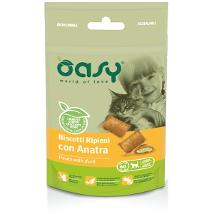 Oasy Cat Snack Biscotti Ripieni Con Anatra 60Gr