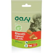 Oasy Cat Snack Biscotti Ripieni Con Pollo 60Gr Minsan 970934485
