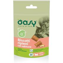 Oasy Cat Snack Biscotti Ripieni Con Salmone 60Gr