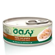 Oasy Cat Um 150Gr Pollo E Anatra Al Naturale Lattina