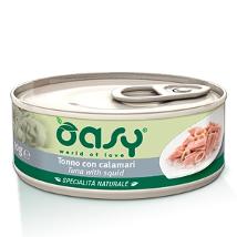 Oasy Cat Um 150Gr Tonno E Calamari  Al Naturale Lattina
