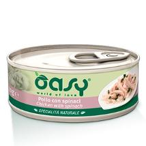 Oasy Cat Um 70Gr Pollo E Spinaci Lattina