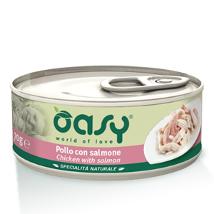 Oasy Cat Um 70Gr Pollo Salmone Lattina