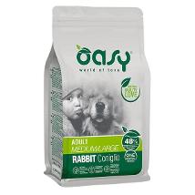 Oasy Dog One Ad Medium/Large Coniglio 2,5Kg New