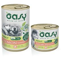 Oasy Dog One Um 400Gr Salmone Lattina