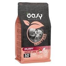 Oasy Dog Puppy Medium/Large  Tacchino 12Kg New Grain Free