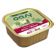 Oasy Dog Um Delizioso Pat? Manzo 150Gr Vaschetta