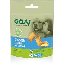 Oasy Snack Dog Biscotti Ripieni Per Cuccioli 70Gr Minsan 970934547