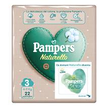 PAMPERS NATUR MIDI CP 22PZ