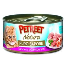 Pet Nat Tonno Con Gamberetti Puro Sapore 70Gr In Acqua Di Cottura