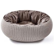 Petlife Cozy Pet Bed Beige 50X50X22 Curver