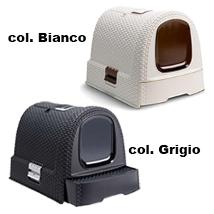 Petlife Litterbox Antracide 51X39X39H Curver - Lettiera Per Gatti Chiusa