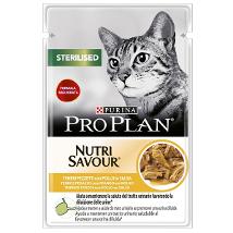 Pro Plan Sterilised NutriSavour Teneri Pezzetti con Pollo in Salsa