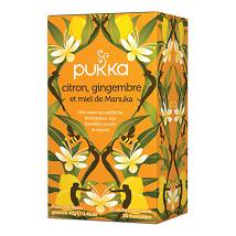 PUKKA LEMGINGER MANUKA HON 40G